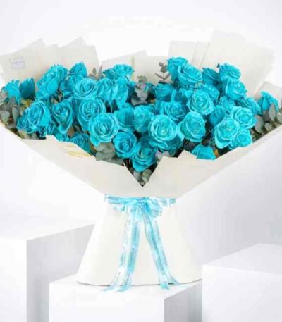 Anniversary 100 Tiffany Blue Roses