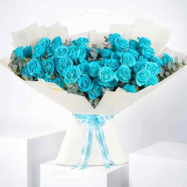 Anniversary 100 Tiffany Blue Roses