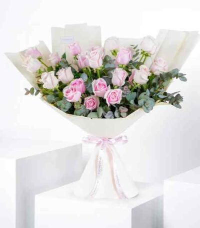 Anniversary 25 Pink Roses