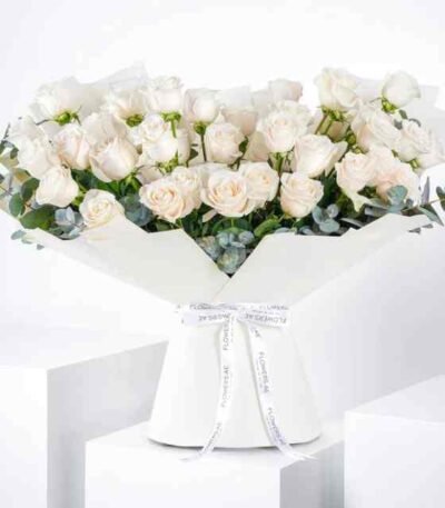 Anniversary 50 White Roses
