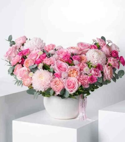 Birthday Pink Delight Vase