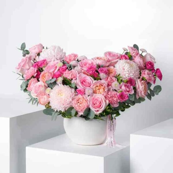 Birthday Pink Delight Vase