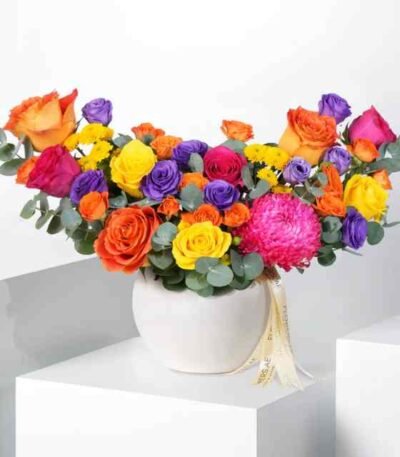Birthday Vibrant Vase